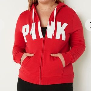 PINK
FLEECE ZIP-UP EVERYDAY HOODIE